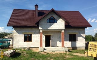 Баня из газобетона 8 на 8